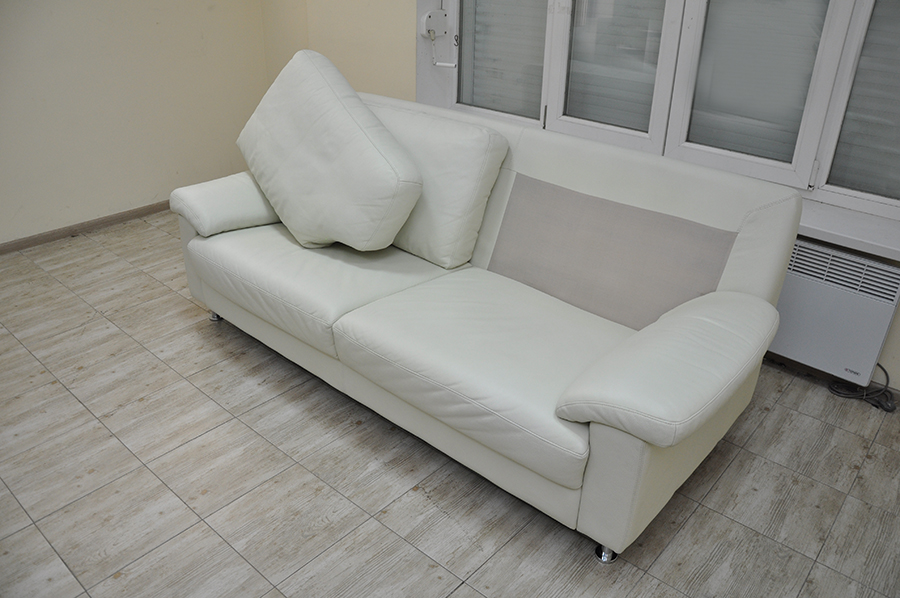 Кожаный диван, белый. Италия | kupidivan